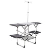 Folding Camping Kitchen Table - Portable Light Fixture