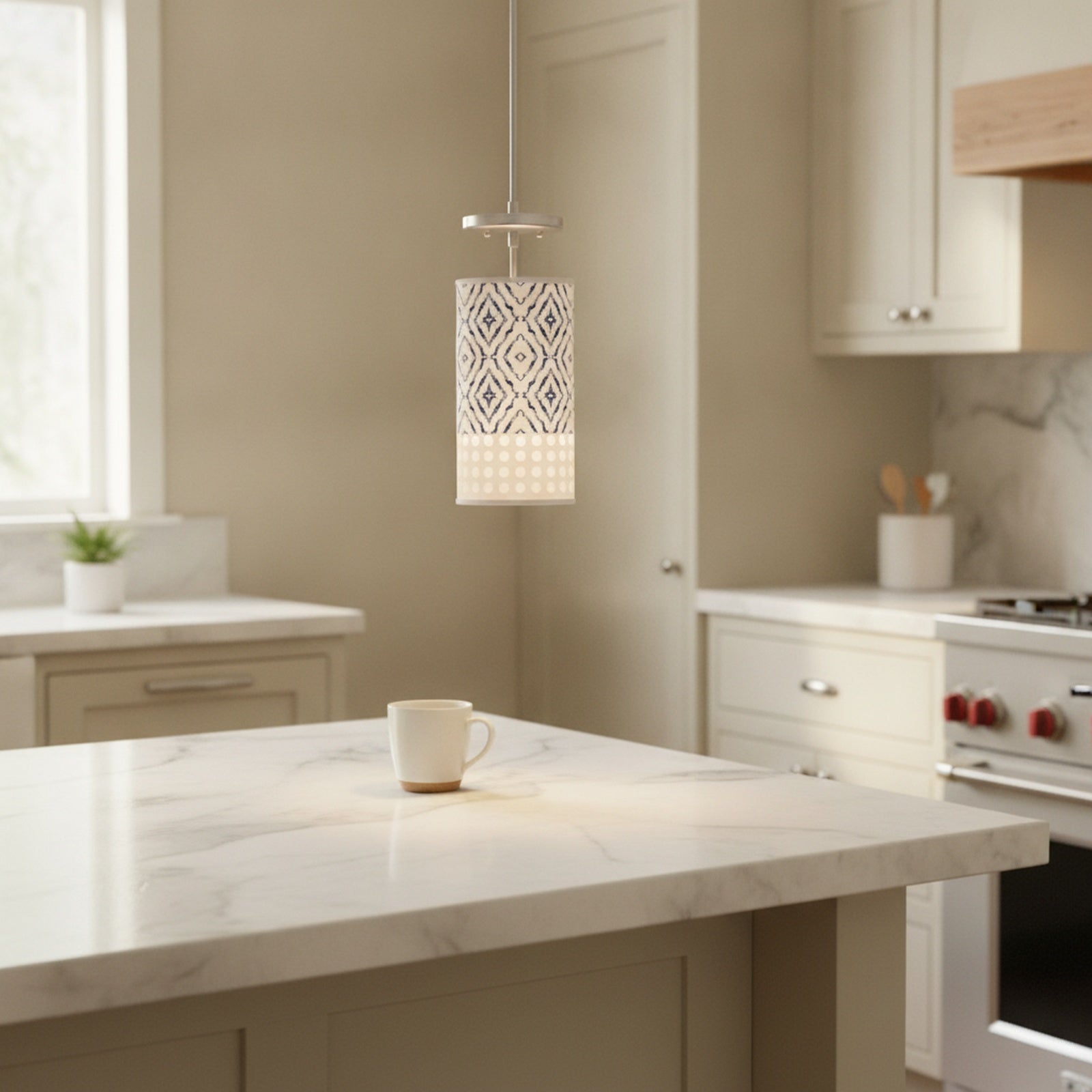 Austin Pendant Light, Ikat Shade