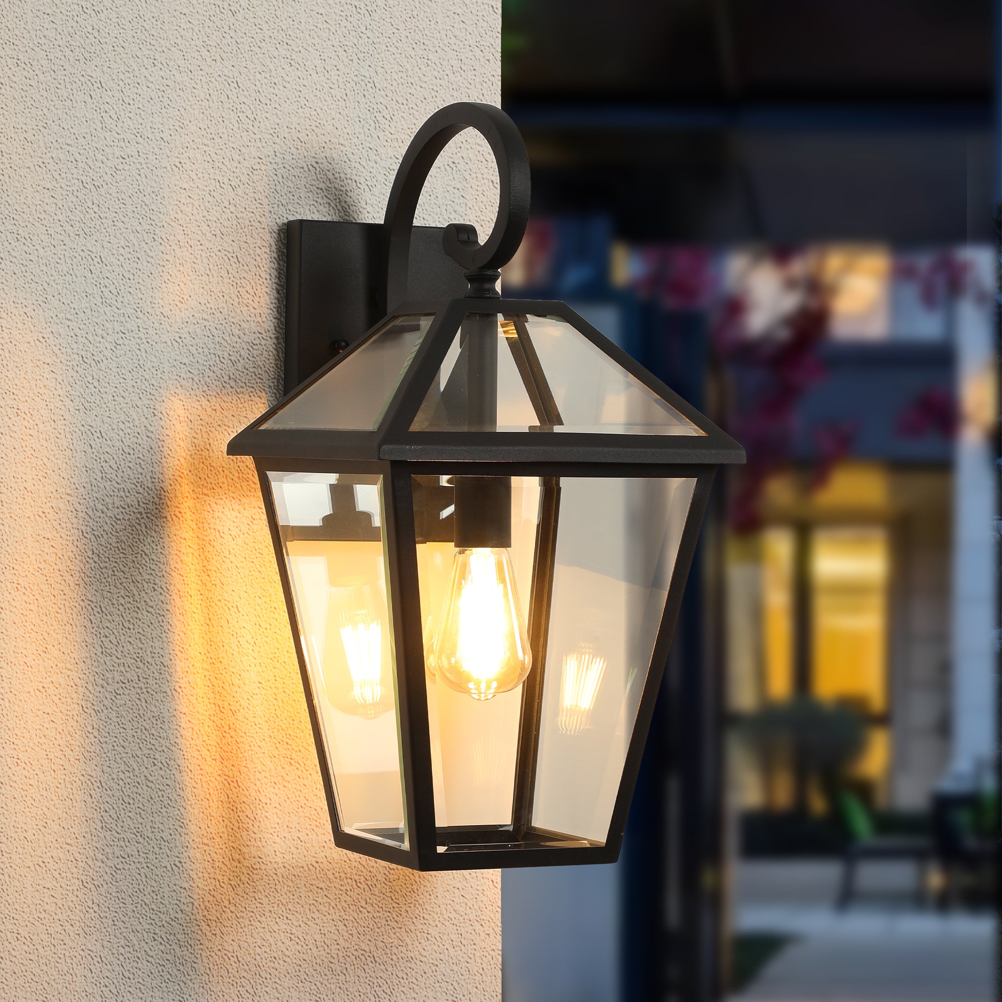 Genoa Outdoor Wall Lantern, Set of 2
