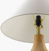 Fiori 28" Ceramic Table Lamp, Glazed Brick