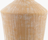 Fiori 26" Ceramic Table Lamp, Glazed Brick