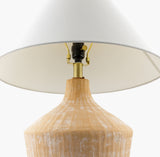 Fiori 26" Ceramic Table Lamp, Glazed Brick