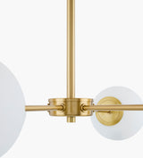 Fiore Iron Chandelier, Plated Gold