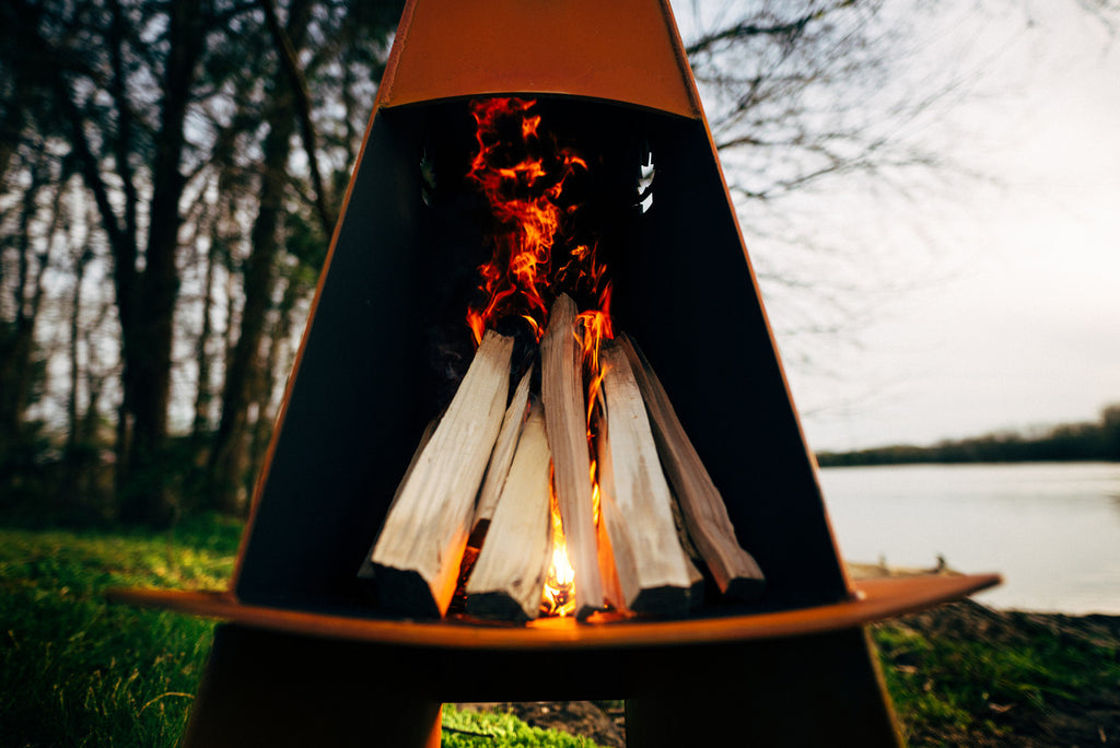 Vesuvius by Fire Pit Art