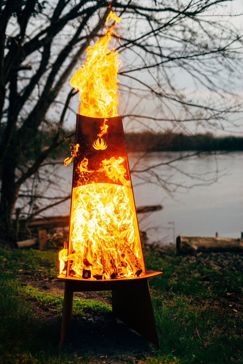 Vesuvius by Fire Pit Art