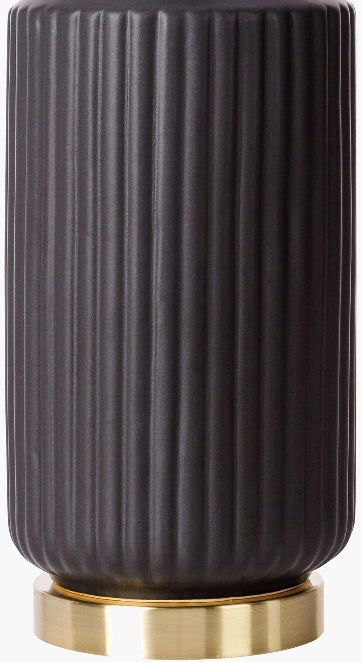 Filaki 31" Ceramic Table Lamp, Glazed Black
