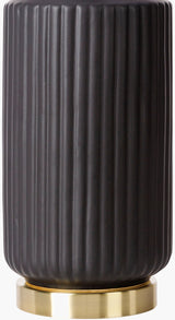Filaki 31" Ceramic Table Lamp, Glazed Black
