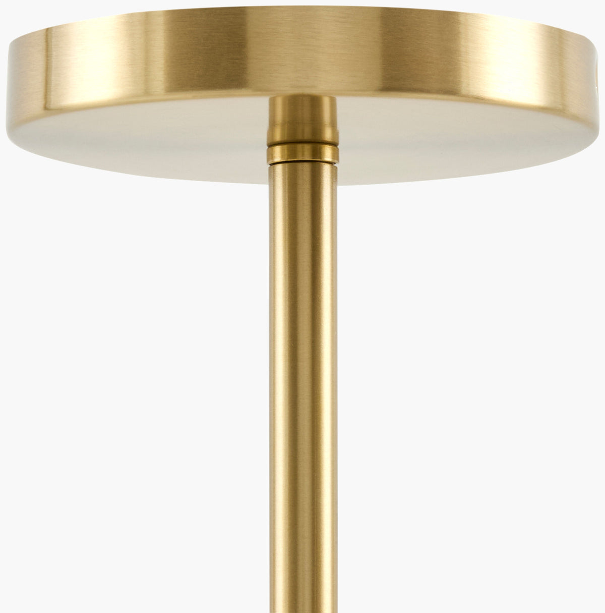 Florene Iron Chandelier, Painted Metallic Brass