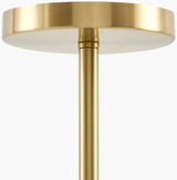 Florene Iron Chandelier, Painted Metallic Brass
