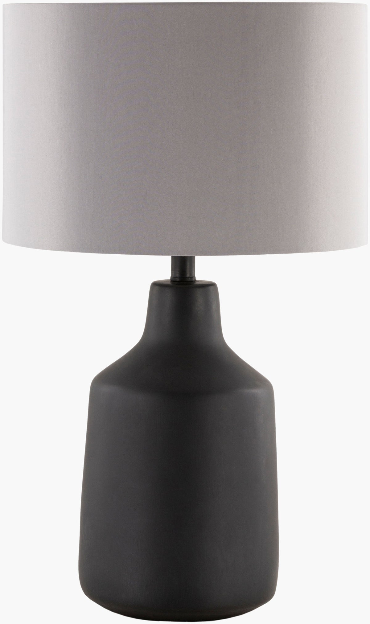 Foreman 25" Concrete Table Lamp, Matte Black