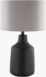 Foreman 25" Concrete Table Lamp, Matte Black