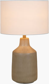 Foreman 25" Concrete Table Lamp, Hand Finished Beige