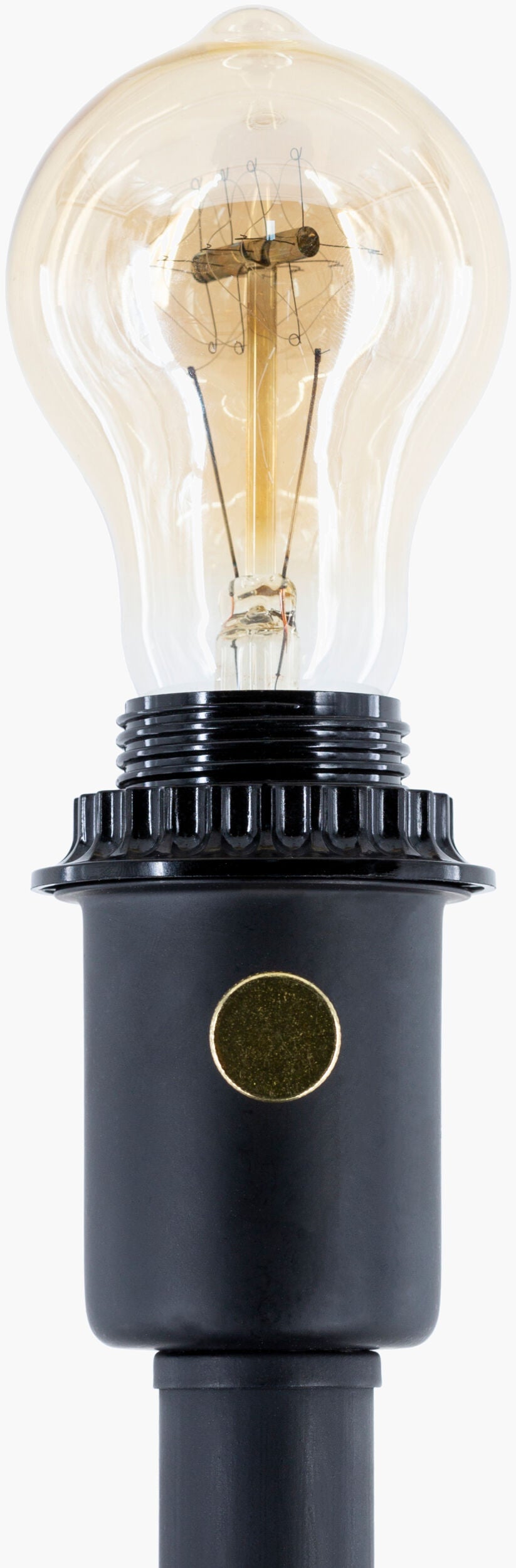 Foreman 25" Concrete Table Lamp, Matte Black