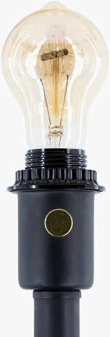 Foreman 25" Concrete Table Lamp, Matte Black
