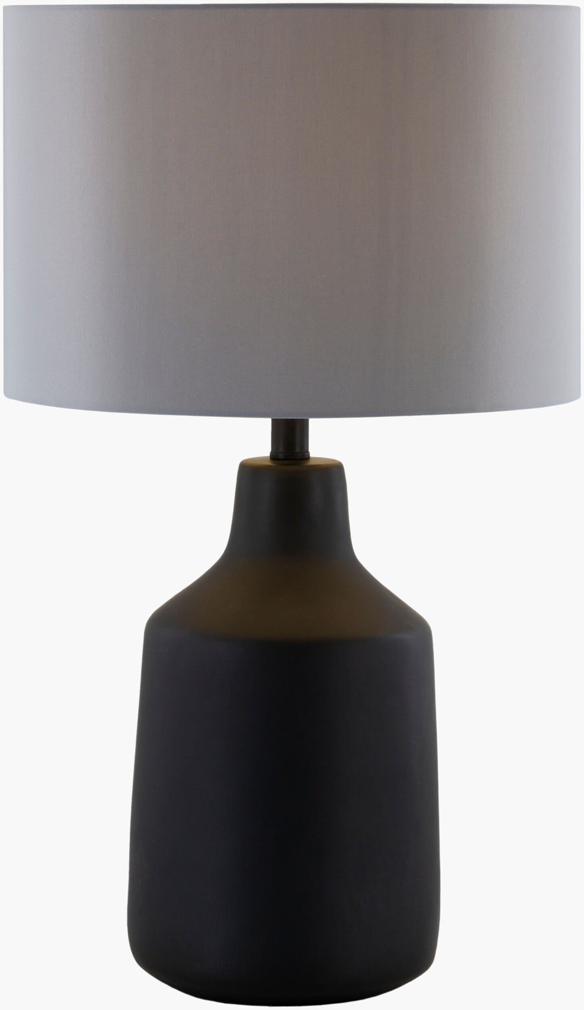 Foreman 25" Concrete Table Lamp, Matte Black