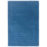 Geometric Wool Living Room Rug — Hand Tufted, Modern, Form