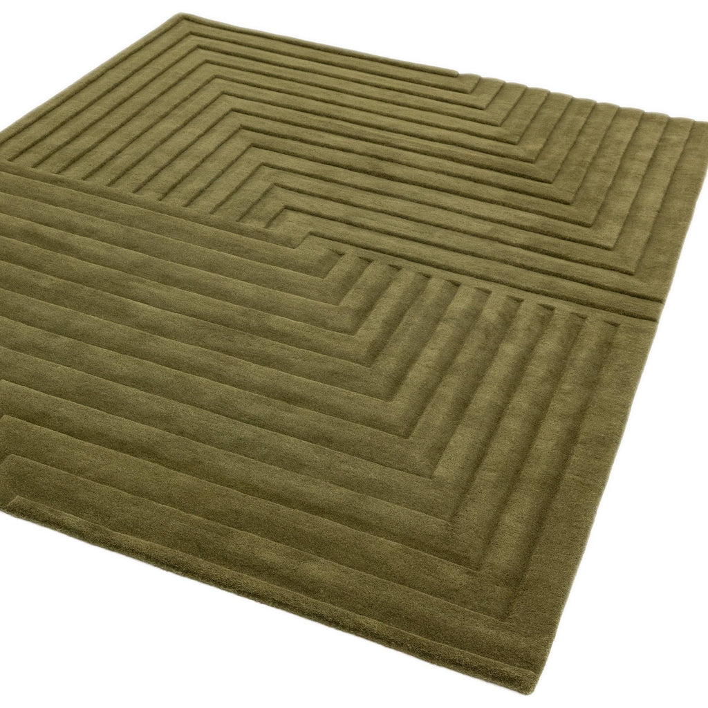 Form Rug styled in a living room