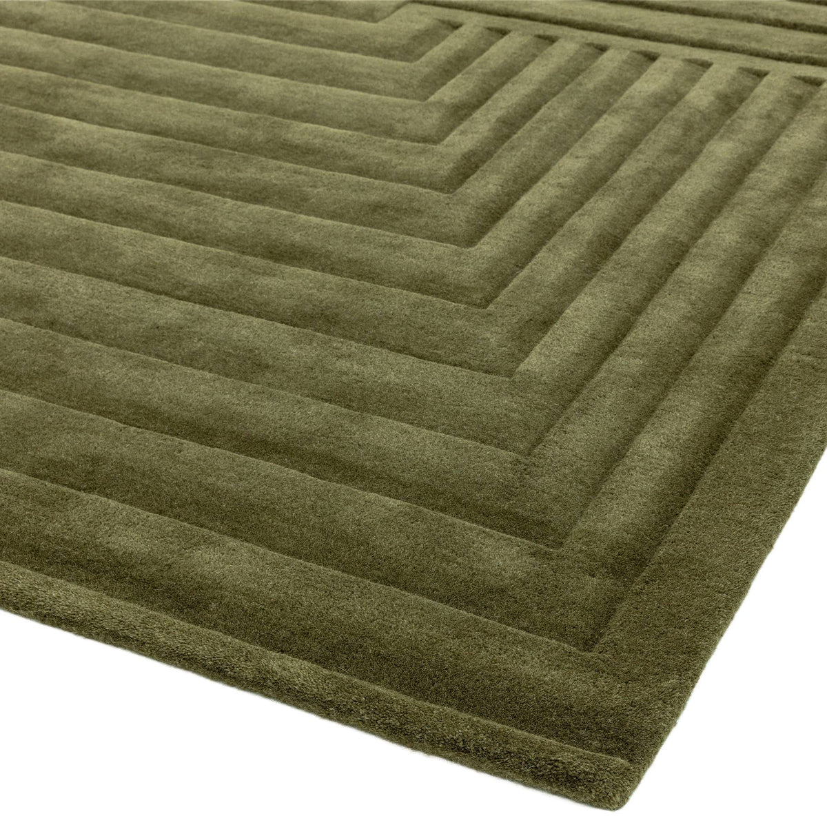 Form Rug styled in a living room