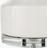 Farris 25" Ceramic Table Lamp, Glazed White