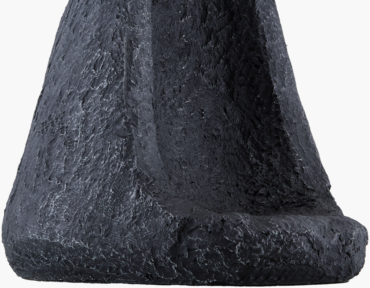 Fuego 26" Resin Table Lamp, Painted Black