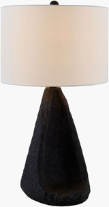 Fuego 26" Resin Table Lamp, Painted Black