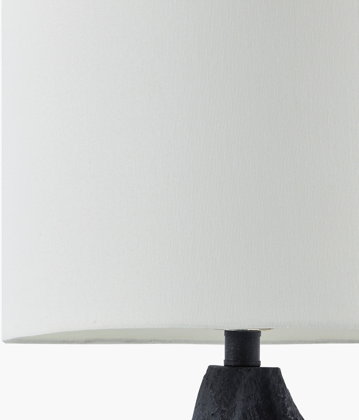 Fuego 26" Resin Table Lamp, Painted Black