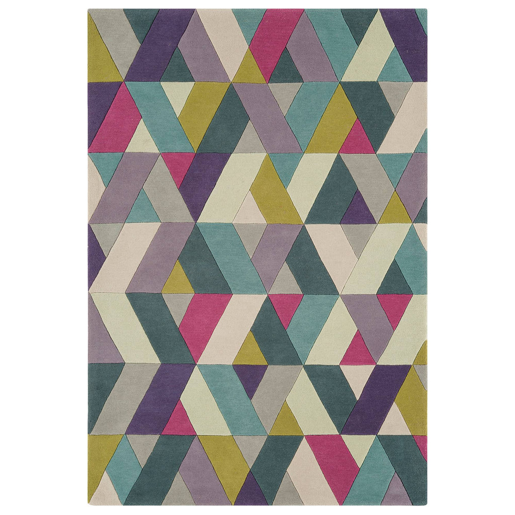 Funk Rug - Chevron Blue Green