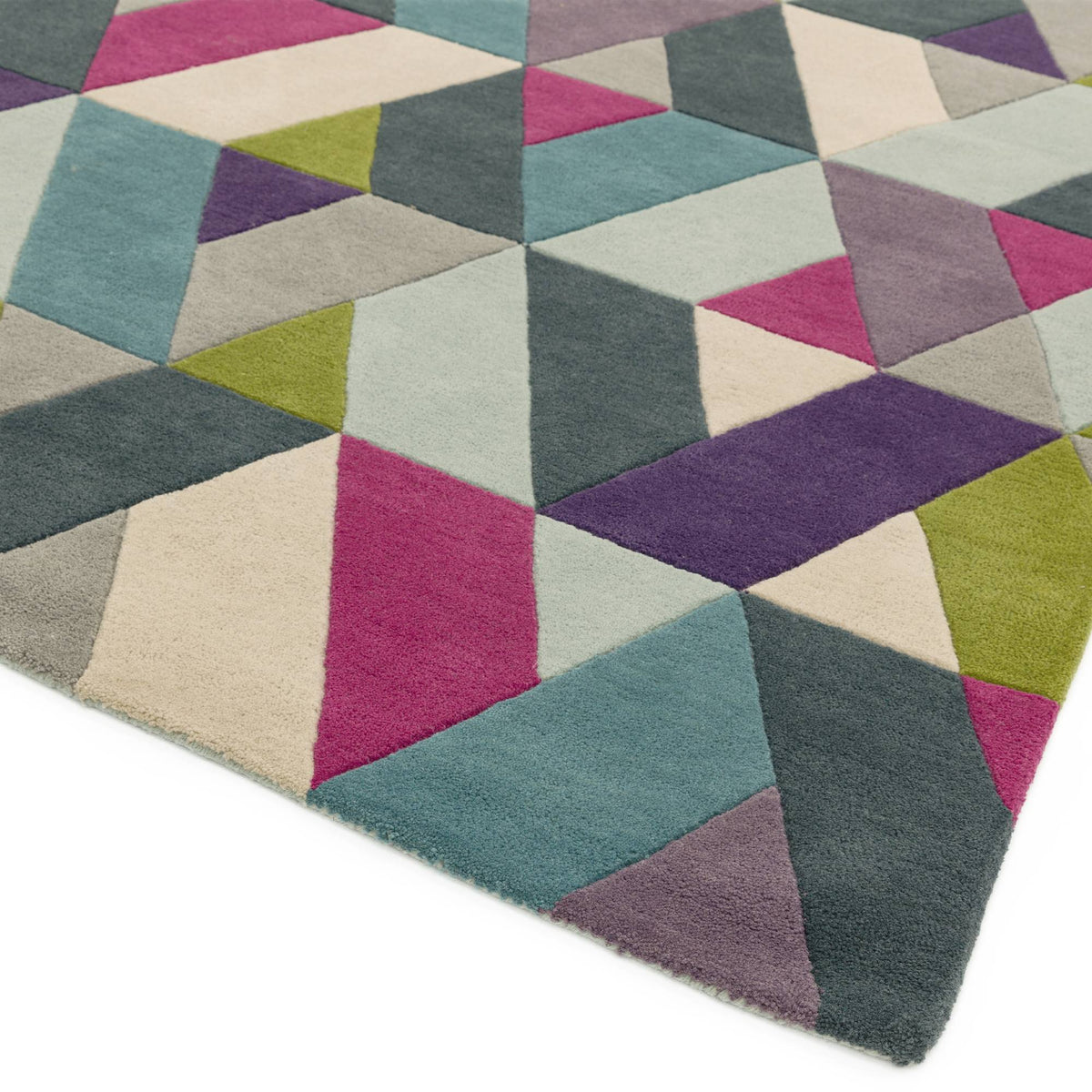 Funk Rug styled in a living room