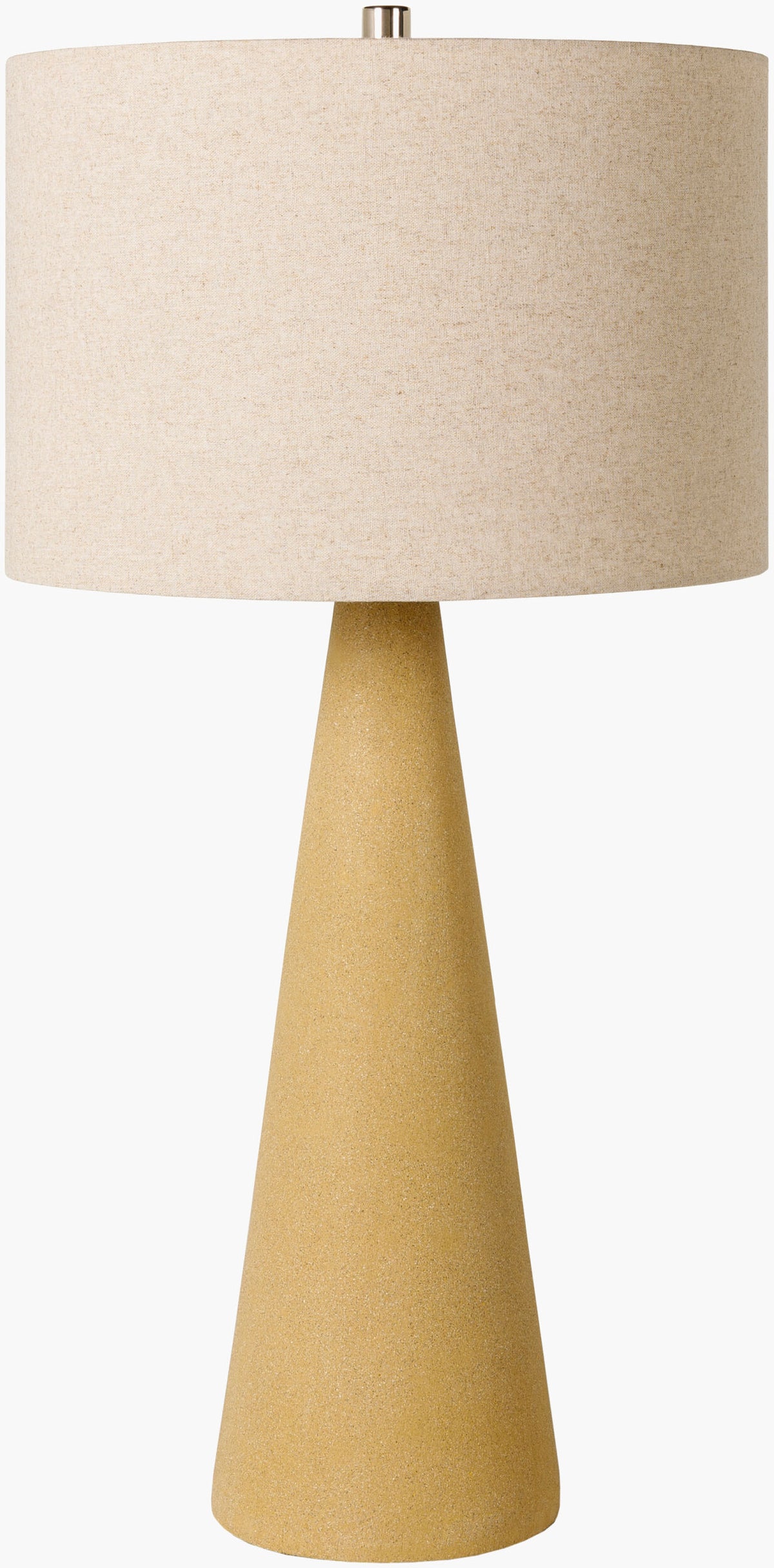 Fulton 31" Concrete Table Lamp, Painted Yellow