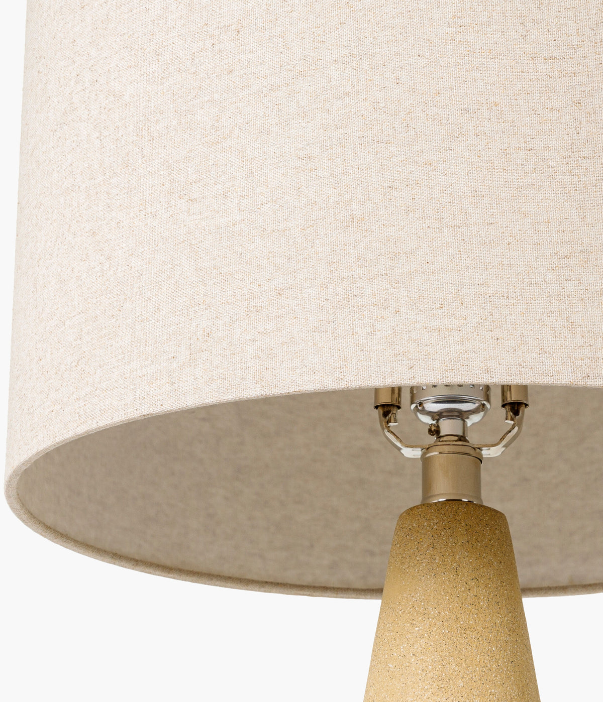 Fulton 31" Concrete Table Lamp, Painted Yellow