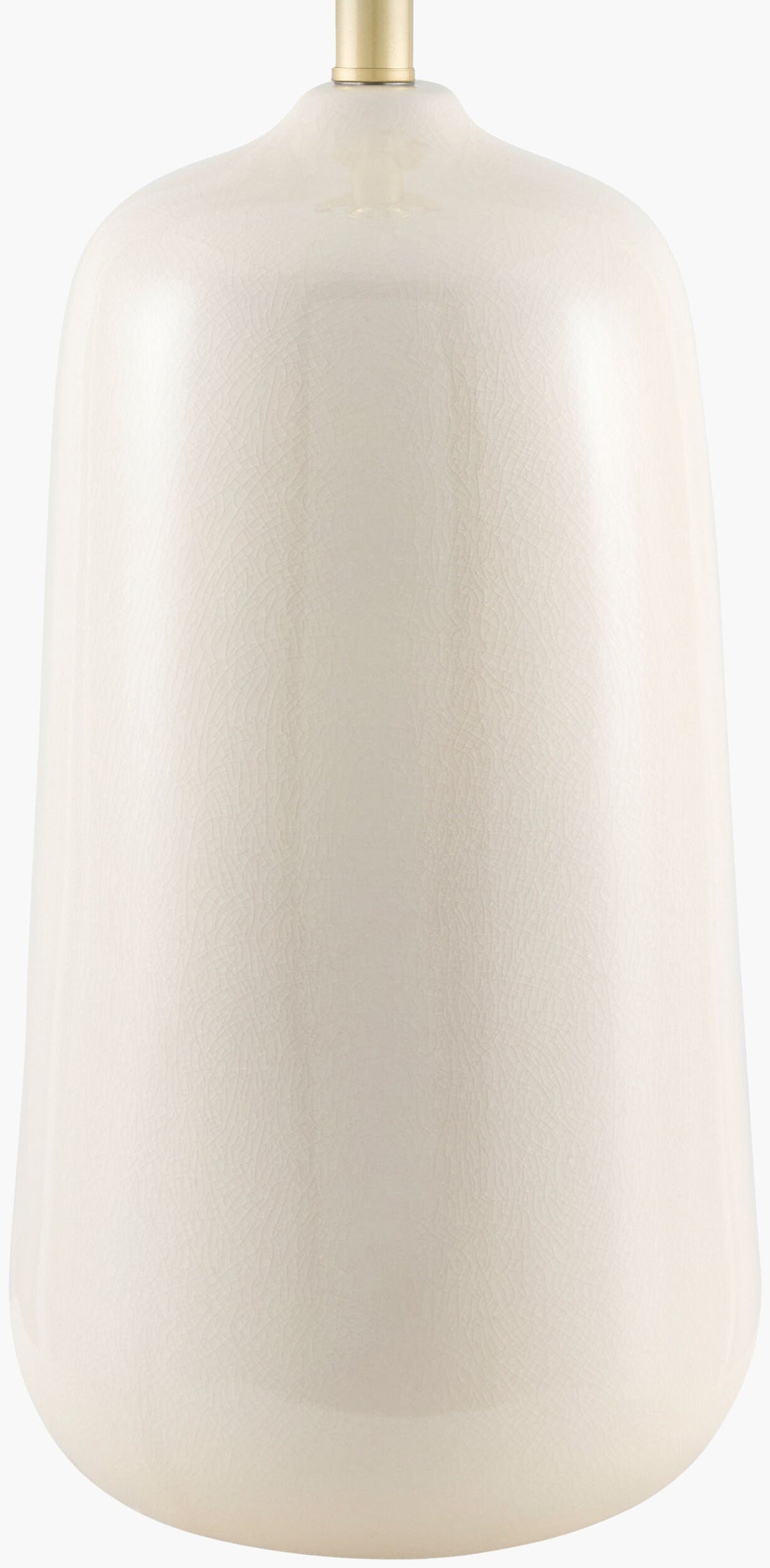 Foxton 31" Ceramic Table Lamp, Hand Painted Cream