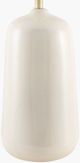 Foxton 31" Ceramic Table Lamp, Hand Painted Cream