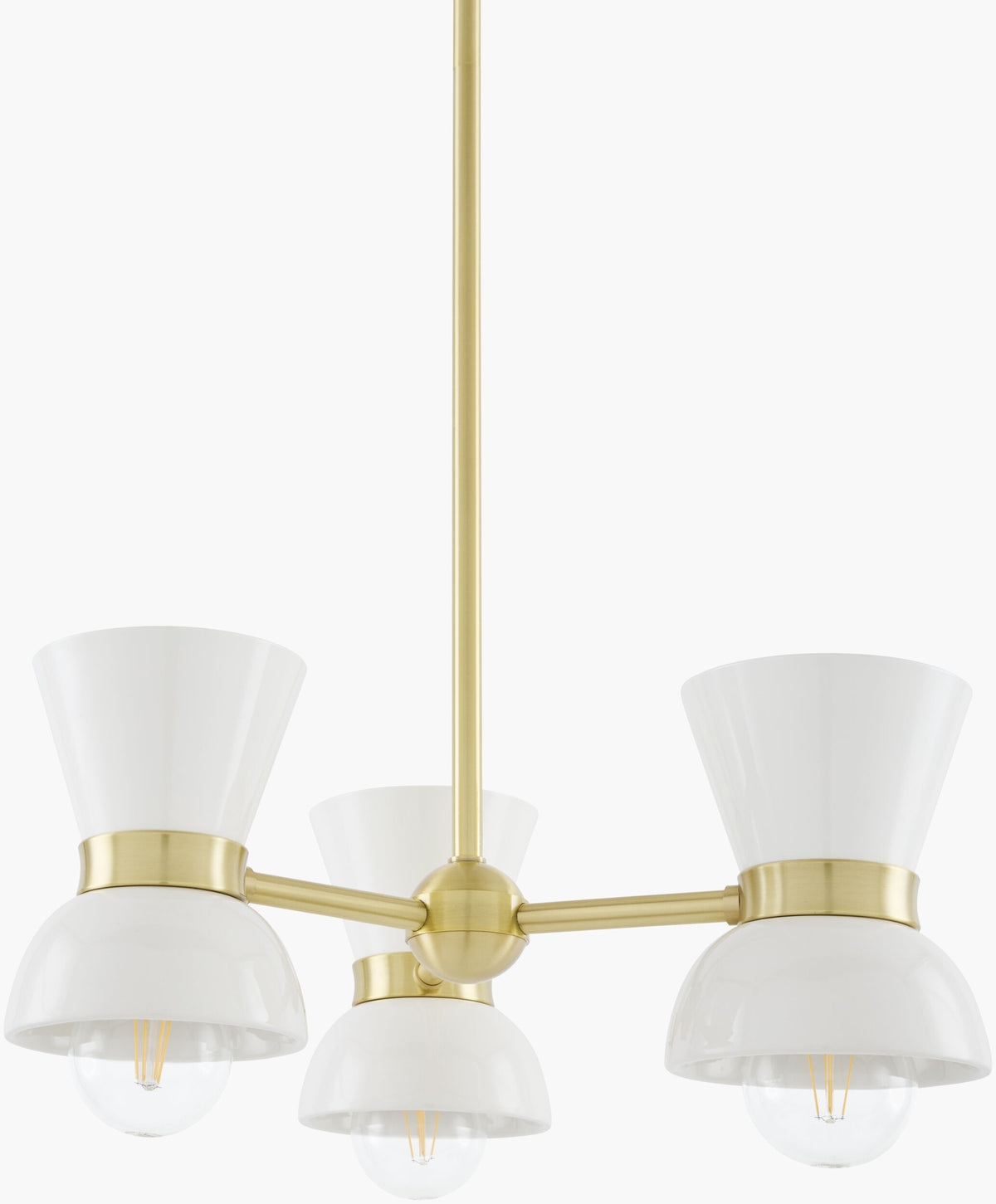 Fynor Iron Chandelier, Powder Coated Black