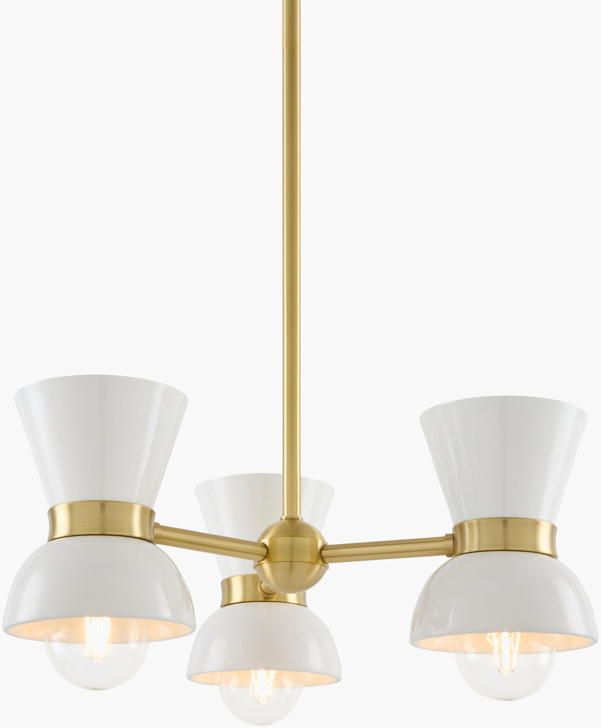 Fynor Iron Chandelier, Powder Coated Black