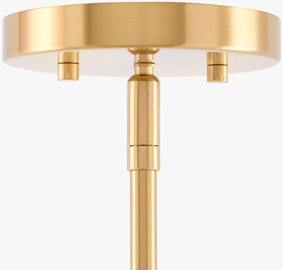 The Channy Iron Pendant Light, Electroplated Metallic Brass