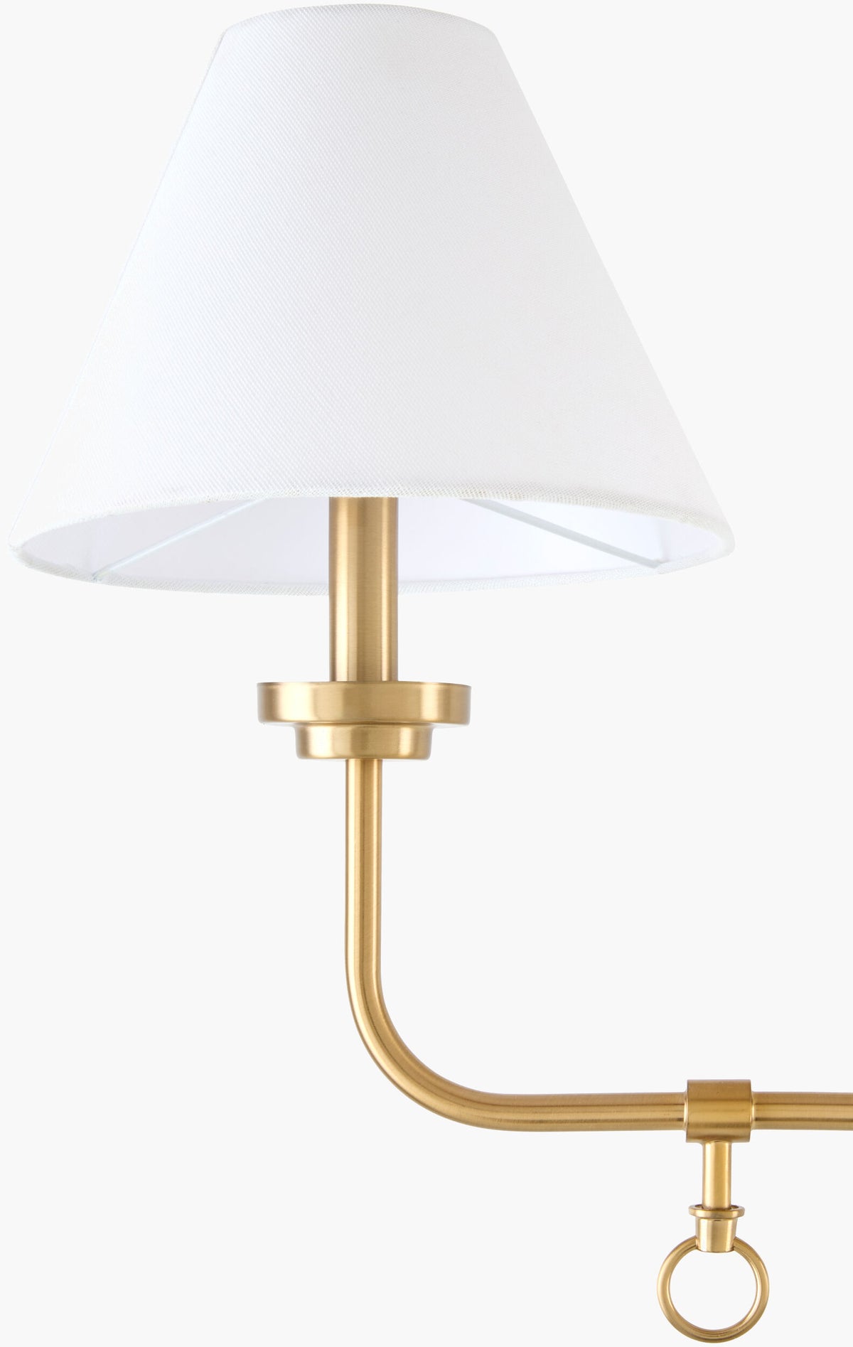 The Channy Iron Pendant Light, Electroplated Metallic Brass