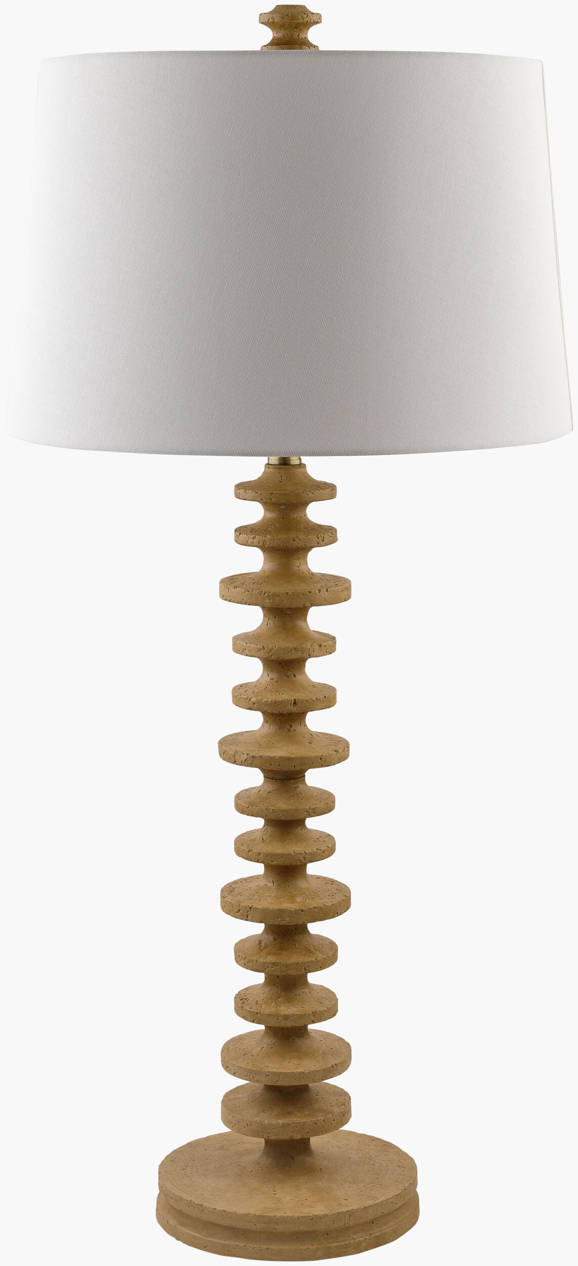 Merrill 37" Resin Table Lamp, Painted Brown