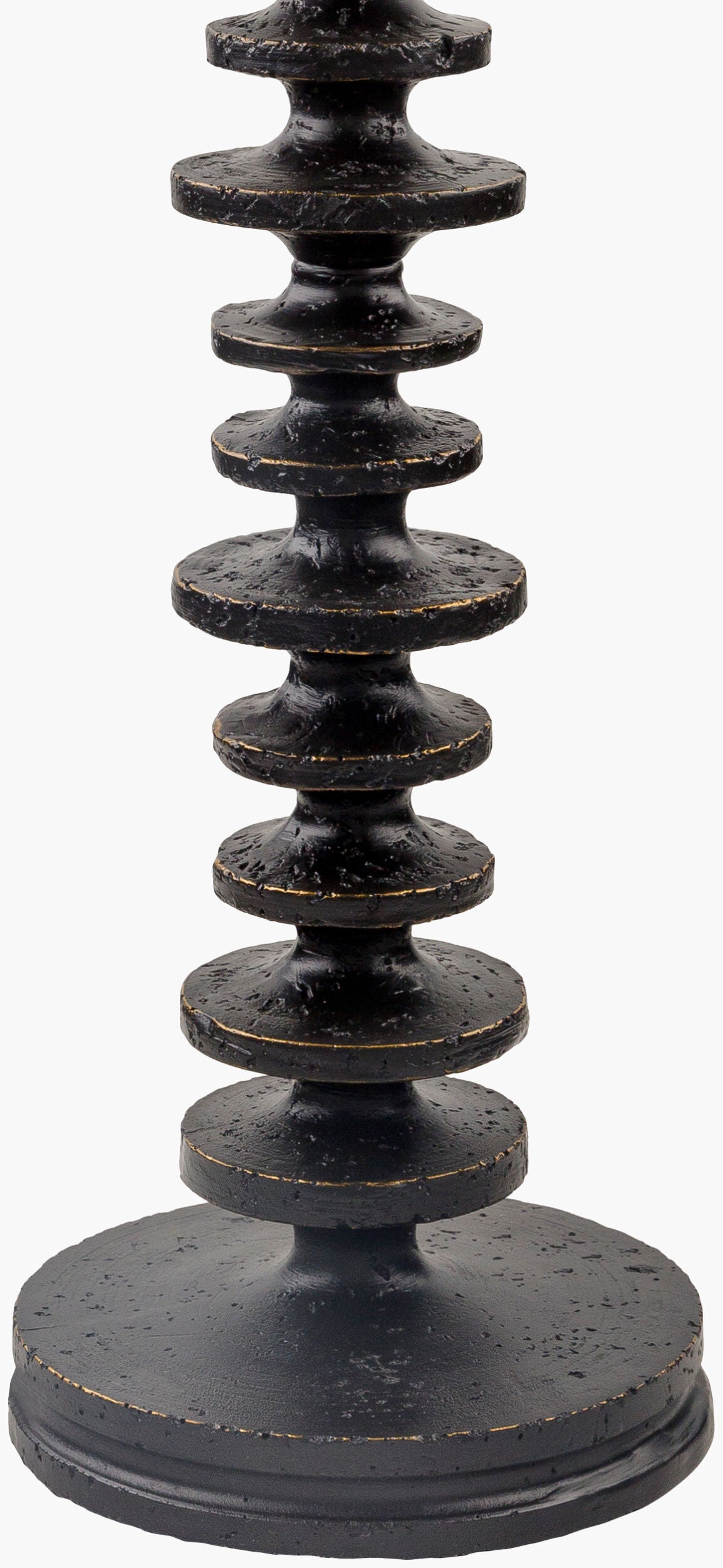 Merrill 37" Resin Table Lamp, Painted Black