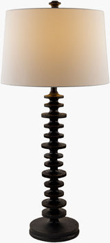 Merrill 37" Resin Table Lamp, Painted Black