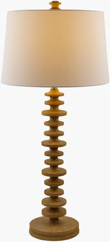 Merrill 37" Resin Table Lamp, Painted Brown