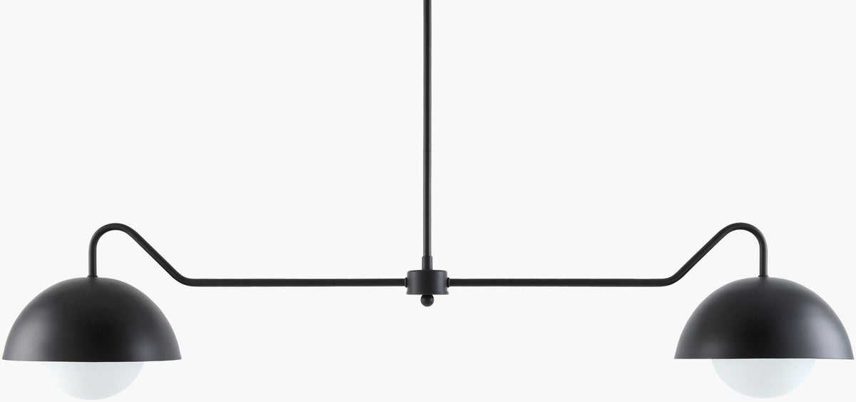 The Stiven Iron Pendant Light, Powder Coated Black