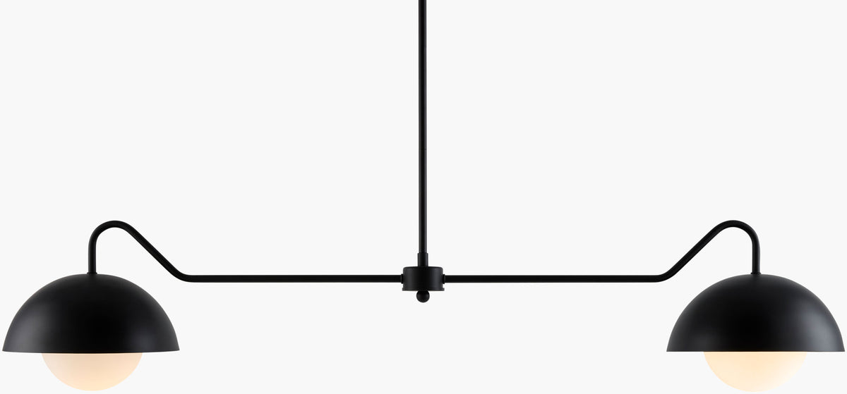 The Stiven Iron Pendant Light, Powder Coated Black