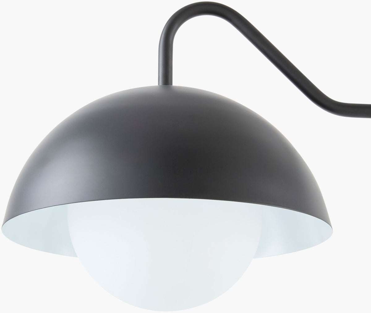 The Stiven Iron Pendant Light, Powder Coated Black