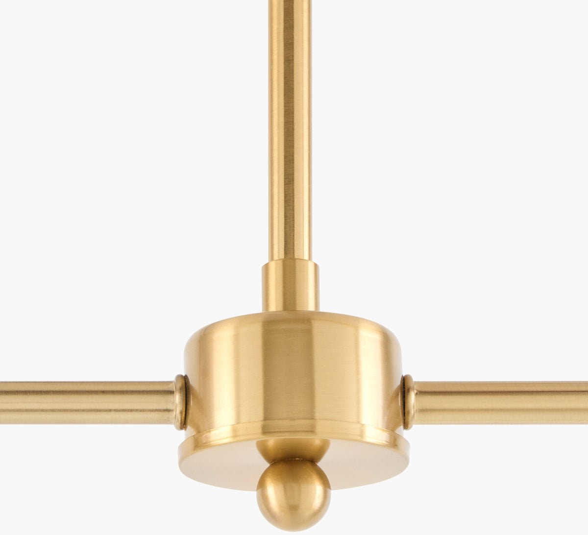 The Stiven Iron Pendant Light, Electroplated Metallic Brass