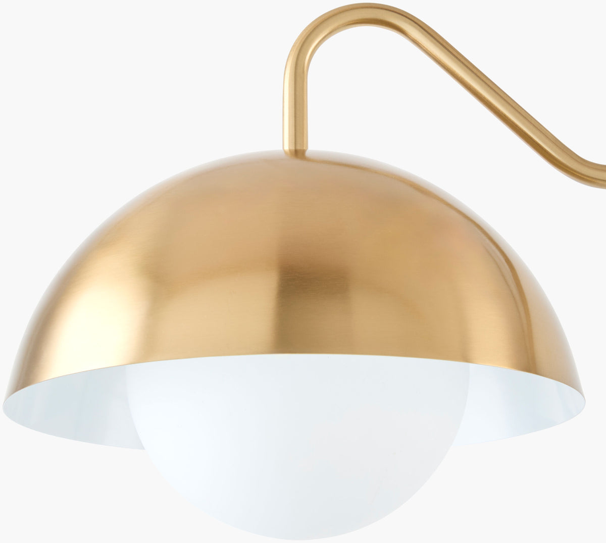 The Stiven Iron Pendant Light, Electroplated Metallic Brass