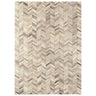 Geometric Cowhide Living Room Rug — Flatweave, Hand Woven, Modern, Gaucho