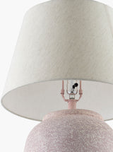 Galdar 30" Paper Table Lamp, Distressed White