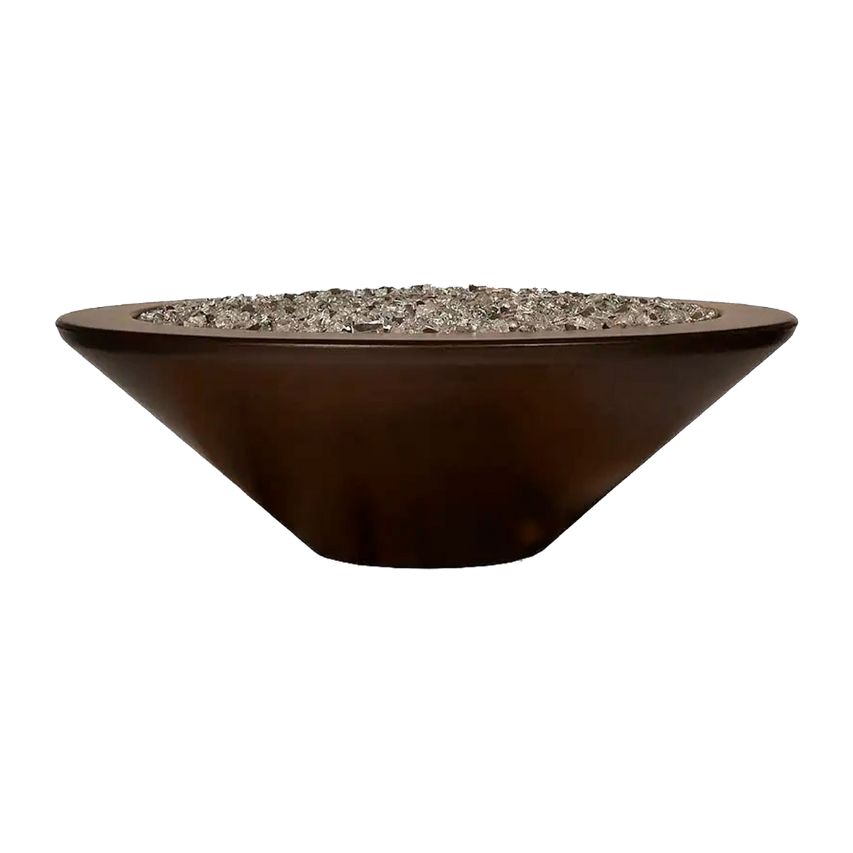 Fire by Design Geo Round Concrete Gas Fire & Water Bowl