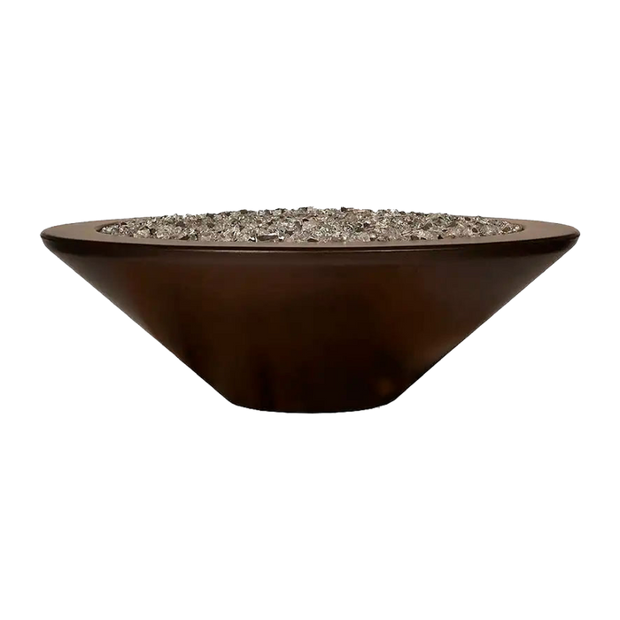Fire by Design Geo Round Concrete Gas Fire Bowl