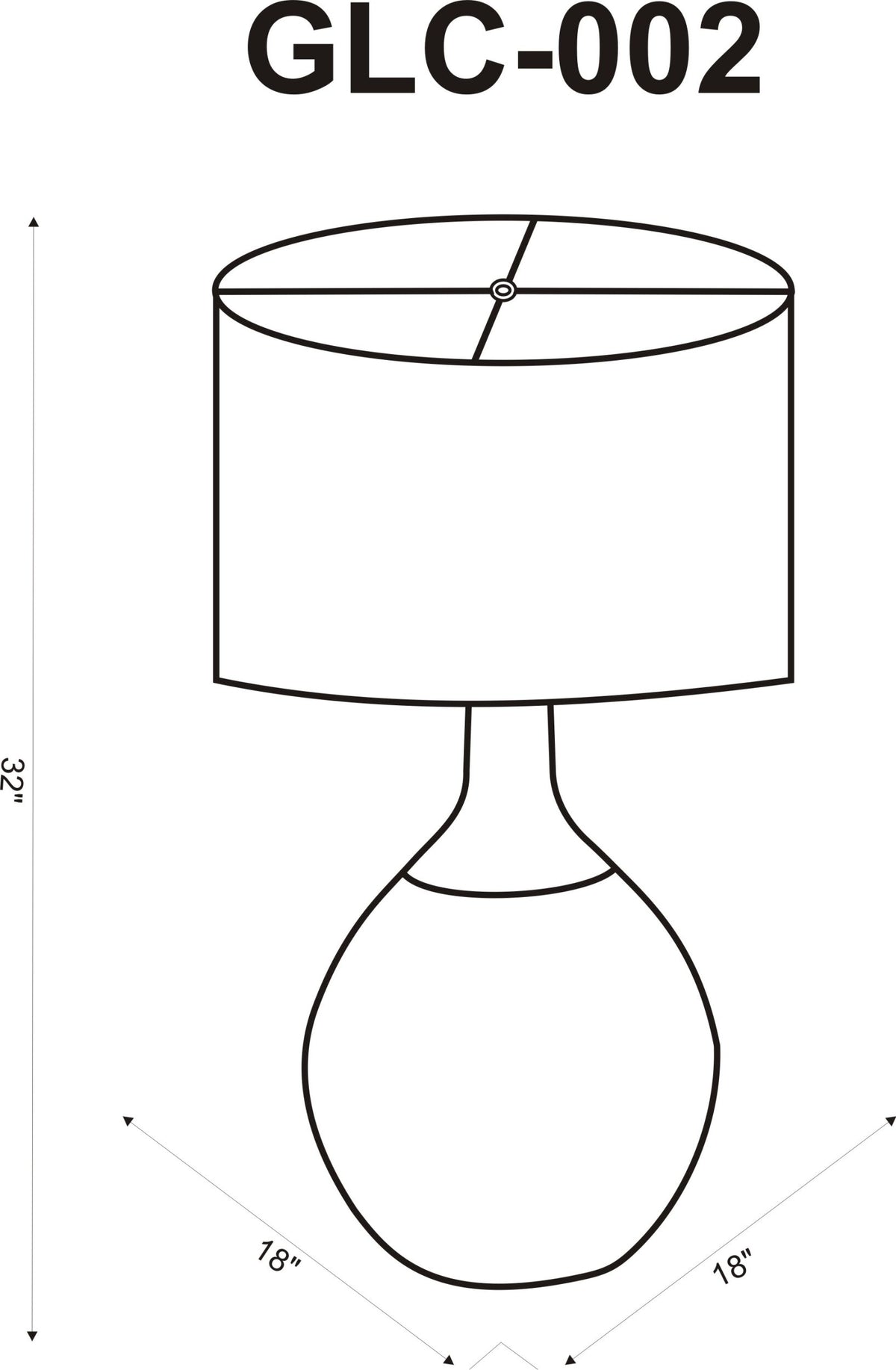 Glacia 32" Glass Table Lamp, Textured Sage, Natural Tan